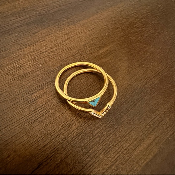 Fossil Size 8 Stackable Rings - Picture 3 of 4